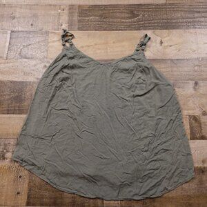 Torrid Olive Green Knot Strap Cami‎ Tank Top Plus 3X